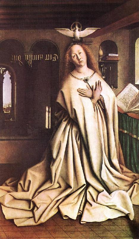 EYCK, Jan van Mary of the Annunciation